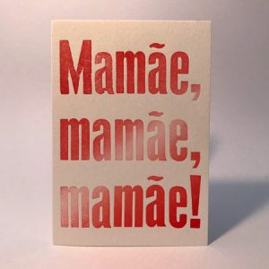 Cartão Mamãe