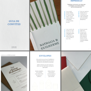 Guia PDF para convites em letterpress