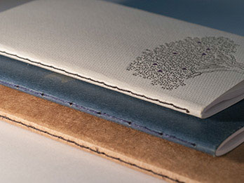 Cadernos costurados